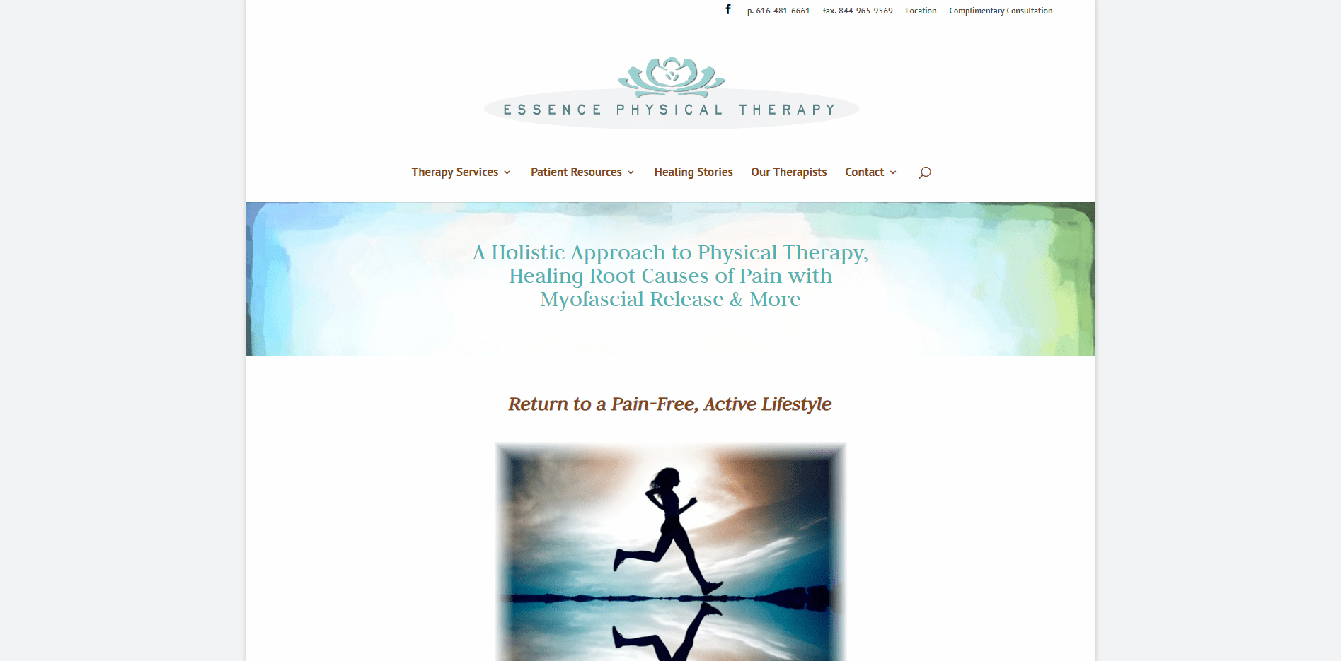 Essence Physical Therapy - Small Business Website by Purple Gen