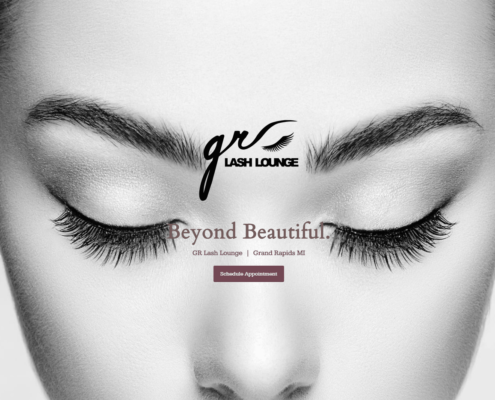 GR Lash Boutique - Small Business Website by Purple Gen