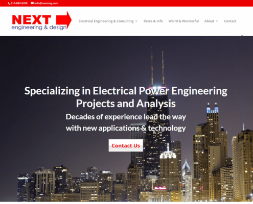 Next Engineering - Small Business Website by Purple Gen