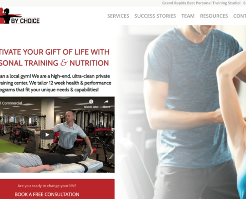 Body by Choice Training Website Design and Marketing by Purple Gen - Purple-Gen.com