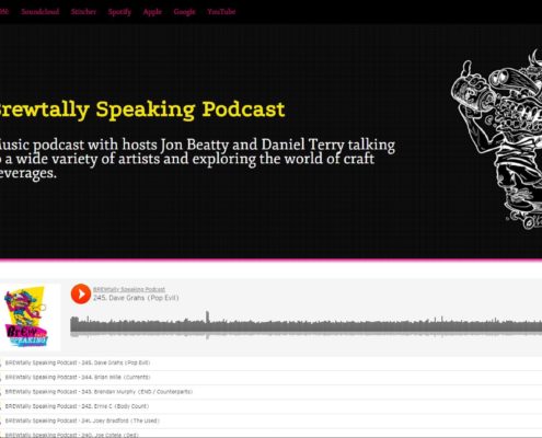 Brewtally Speaking Podcast Website with Soundcloud Episodes - Purple-Gen.com