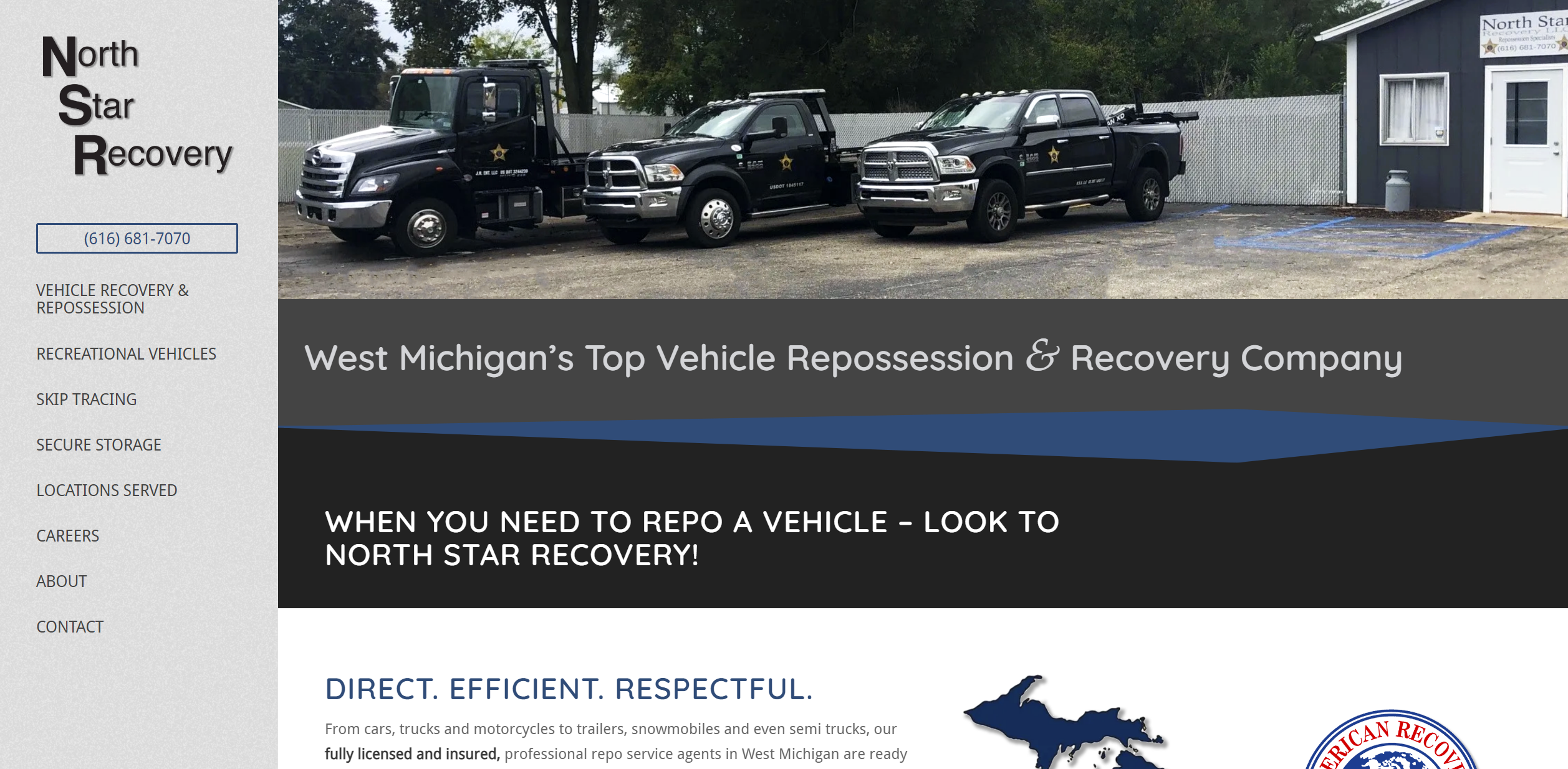 North Star Recovery LLC, website by Purple Gen - Purple-Gen.com