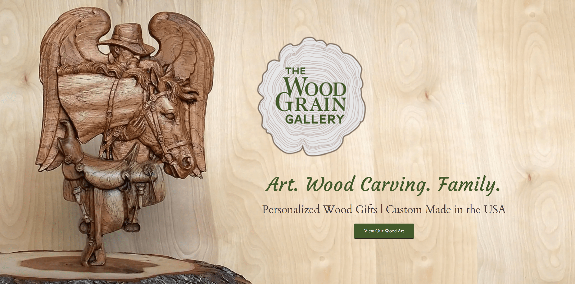 The Wood Grain Gallery Website by MoxieMen and Purple Gen - Purple-Gen.com